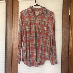 Mossimo boyfriend long sleeve button-up
